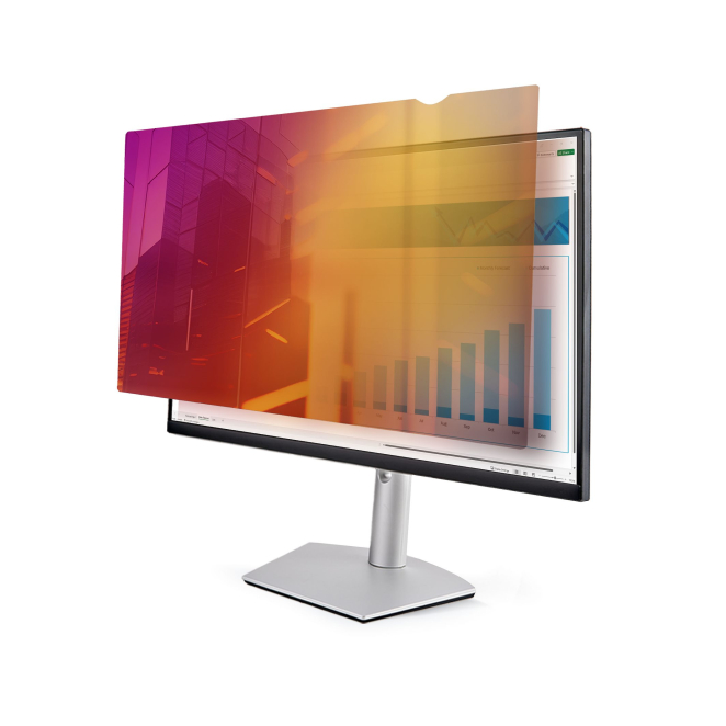 StarTech.com Filtro de Privacidad Dorado de 27in para Monitor de 16:9 - Filtro Reversible - Filtro de Pantalla Brillante Removible para Ordenador - Protector de Pantalla - +/- 30 Deg.