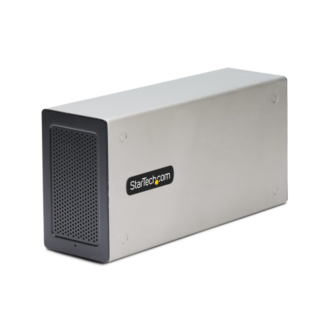StarTech.com Caja de Expasión Thunderbolt 3 a PCI Express - Carcasa con 2 Ranuras PCIe para Portátiles - 8/4K por TB3/DP 1.4 - Adaptador TB3 a PCIe - No Compatible con Tarjetas Gráficas GPUs