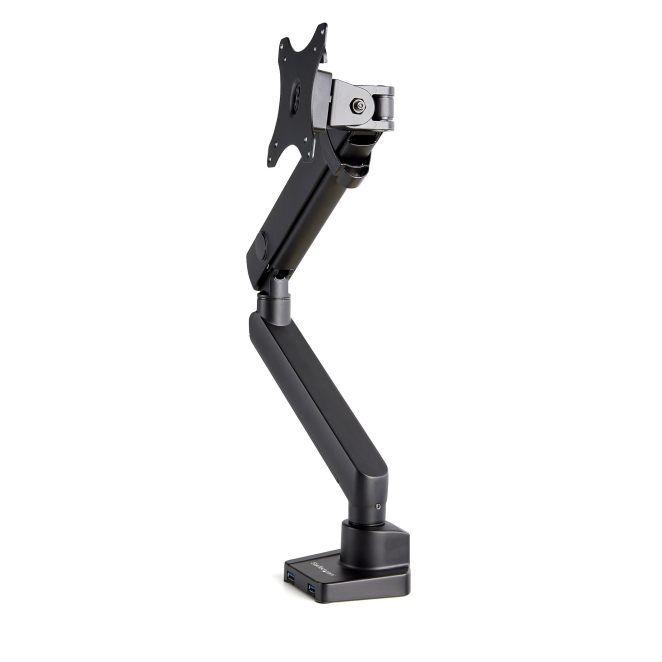 StarTech.com ARMSLIM2USB3 soporte para monitor 86,4 cm (34″) Escritorio Negro