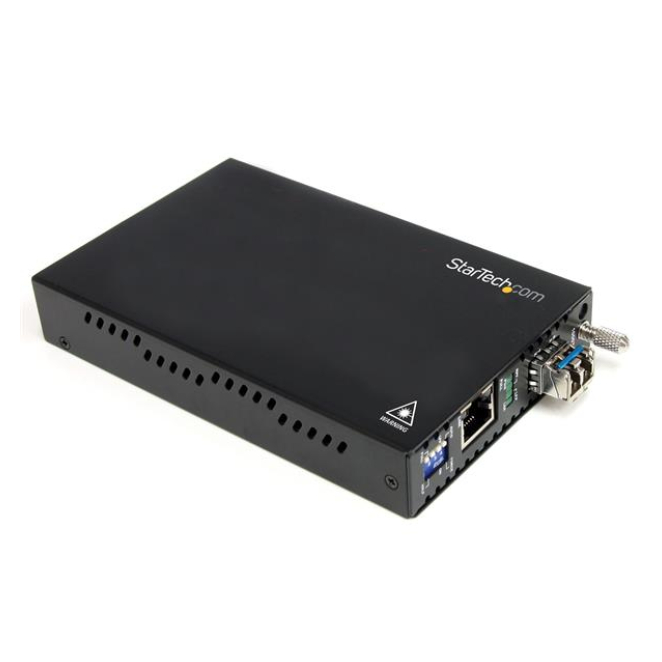 StarTech.com Conversor de Medios Gigabit a Fibra Multimodo Modo 1000Mbps LC 550m