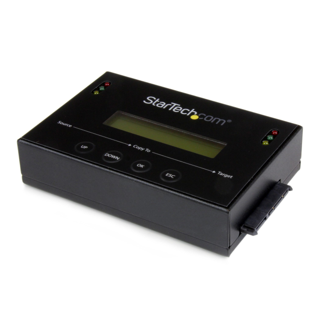 StarTech.com Duplicador Clonador Autónomo de Discos Duros o SSD SATA 1:1 con Gestor de Imágenes de Disco - para Copias de Seguridad y Restauración - Almacena Imágenes en Disco 2,5/3,5″