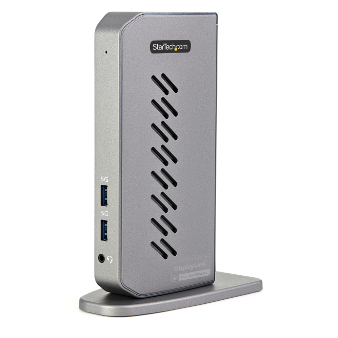 StarTech.com Dock USB-C o USB-A - Docking Station Universal Híbrido USB 3.0 para Ordenador Portátil USB Tipo C o USB-A - para 2 Monitores HDMI o DisplayPort de 4K a 60Hz - 6x USB-A GbE - USB 3.1 Gen 1 - Win Mac
