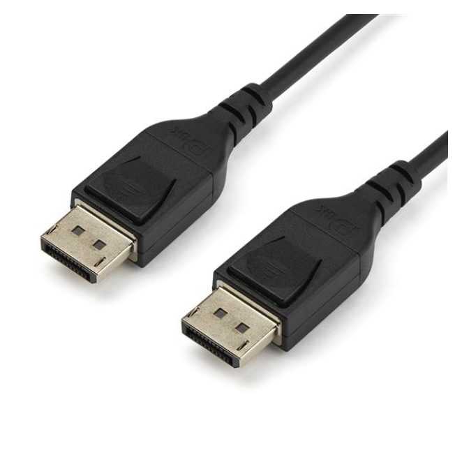 StarTech.com Cable DisplayPort 1.4 de 1m - Certificado VESA - 8K 60Hz - HBR3 - HDR - Super HD - Cable Delgado de Monitor DP a Conector DP - UltraHD 4K 120Hz - Cable Delgado de Vídeo DP 1.4