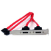 StarTech.com Cabezal Bracket de 2 Puertos SATA a eSATA para Placa Base