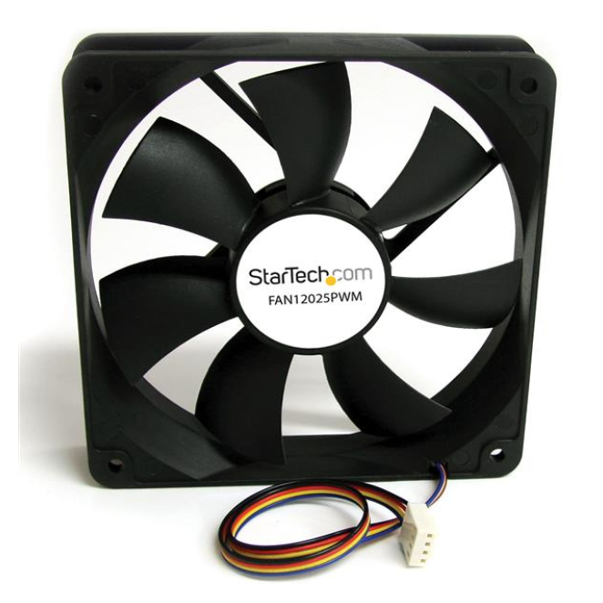 StarTech.com Ventilador de PC 120x25mm con PWM – Conector con Modulación por Ancho de Pulso