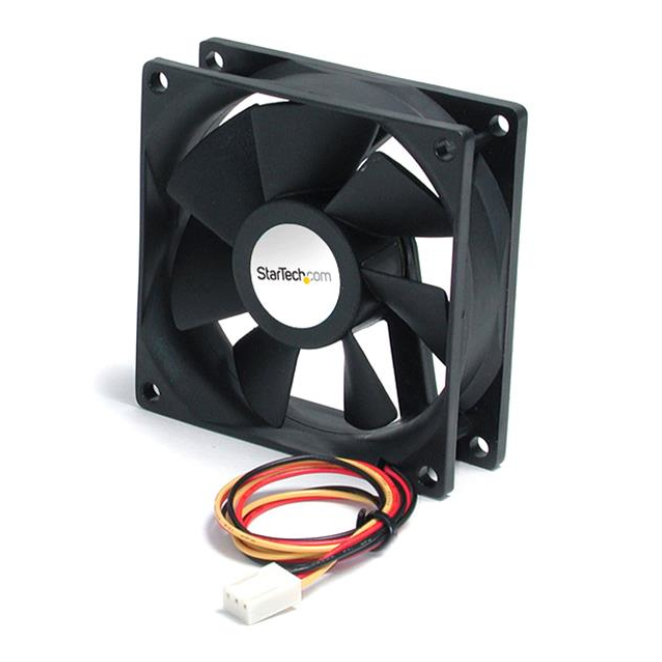 StarTech.com FAN6X25TX3H sistema de refrigeración para ordenador Carcasa del ordenador Ventilador 6 cm Negro 1 pieza(s)