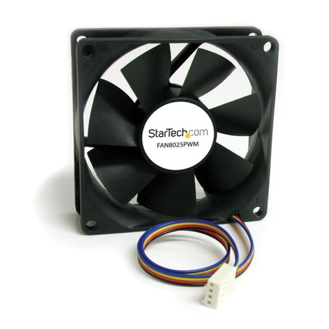 StarTech.com Ventilador Fan para Chasis Caja de Ordenador PC Torre - 80x25mm - Conector PWN