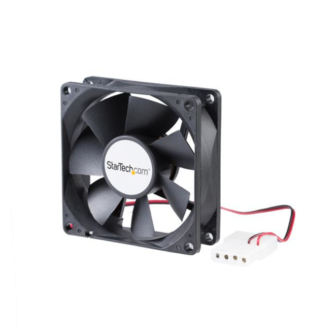 StarTech.com Ventilador Fan para Chasis Caja de Ordenador PC Torre - 80x25mm - Conector LP4