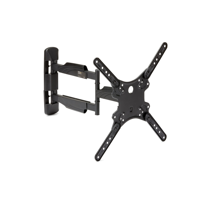 StarTech.com Soporte de Pared para TV de Movimiento Completo - Pantallas VESA de 32″-55″ (35kg) - Soporte Universal para Pantalla Plana de Perfil Bajo - Brazo Articulado Resistente Ajustable en Inclinación/Giro