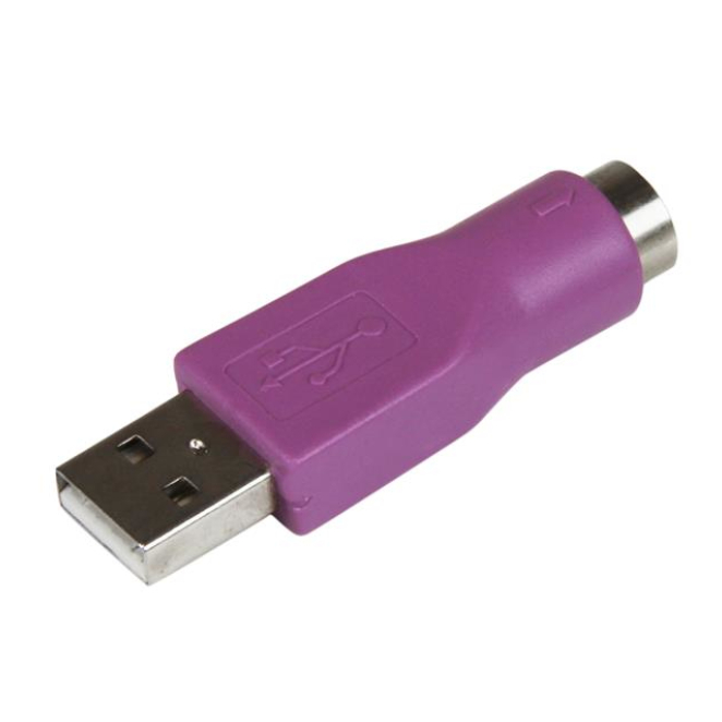 StarTech.com Adaptador Conversor PS/2 MiniDIN a USB para Teclado - PS/2 Hembra - USB A Macho