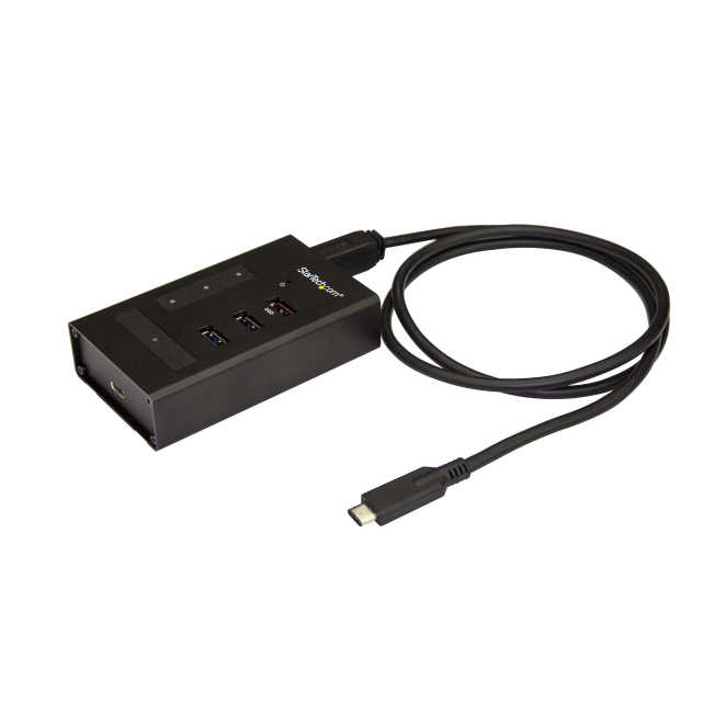 StarTech.com Hub Concentrador USB 3.0 USB C a 3x USB-A y 1x USB Tipo C de 4 Puertos - 5Gbps - Ladrón USB a USBC de Metal