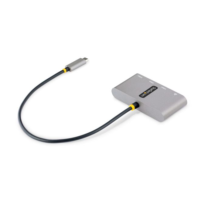 StarTech.com Hub Adaptador USB-C con Ethernet y 3 Puertos USB-A
