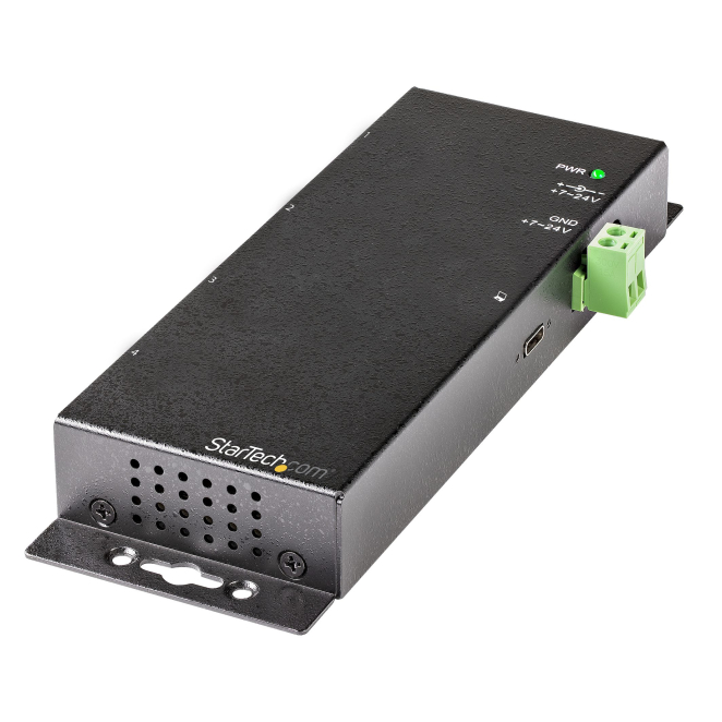 StarTech.com Hub USB C de 4 Puertos - 10Gbps - Ladrón Concentrador Industrial 2x USB Tipo C - 2x USB-A - con Protección ESD - Host USB-C o USB-A - Autoalimentado - USB 3.2 Gen 2 Type-C