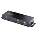StarTech.com Hub Industrial de 7 Puertos USB de 10Gbps USB-A y USB-C - con Adaptador de Alimentación - Montable - Ladrón USB de 5 Puertos USB-A y 2 Puertos USB-C de Bajada - Protección ESD - TAA
