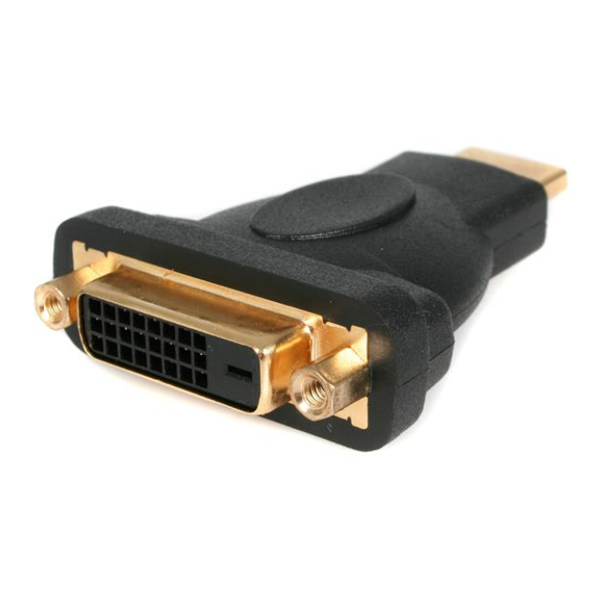StarTech.com Adaptador HDMI a DVI - DVI-D Hembra - HDMI Macho - Conversor - Negro