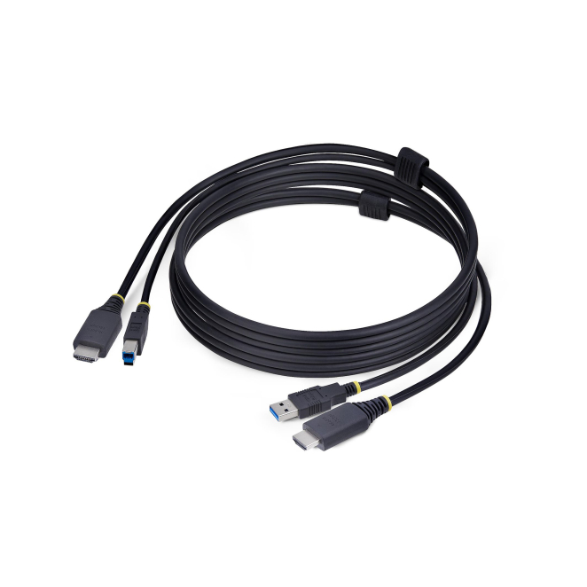 StarTech.com Cable KVM HDMI y USB 3.0 5Gbps de 1,8m - Vista proporcionada por el fabricante