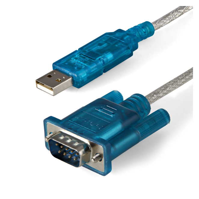 StarTech.com Cable Adaptador 0,9m USB a Puerto Serie Serial RS232 DB9 PC Mac Linux