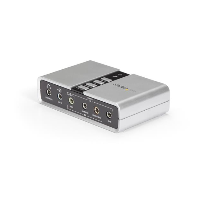 StarTech.com Tarjeta de Sonido 7,1 USB Externa Adaptador Conversor puerto SPDIF Audio Digital Óptico