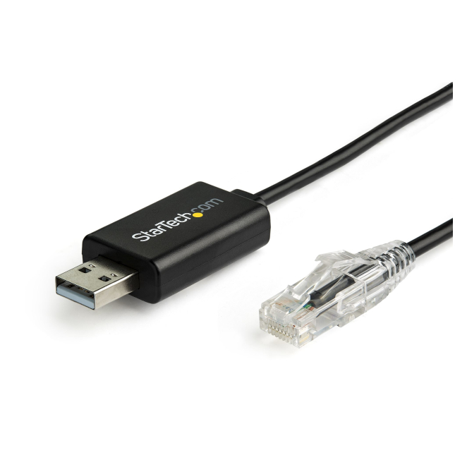 StarTech.com Cable de 1,8m Rollover para Consola Cisco - USB a RJ45