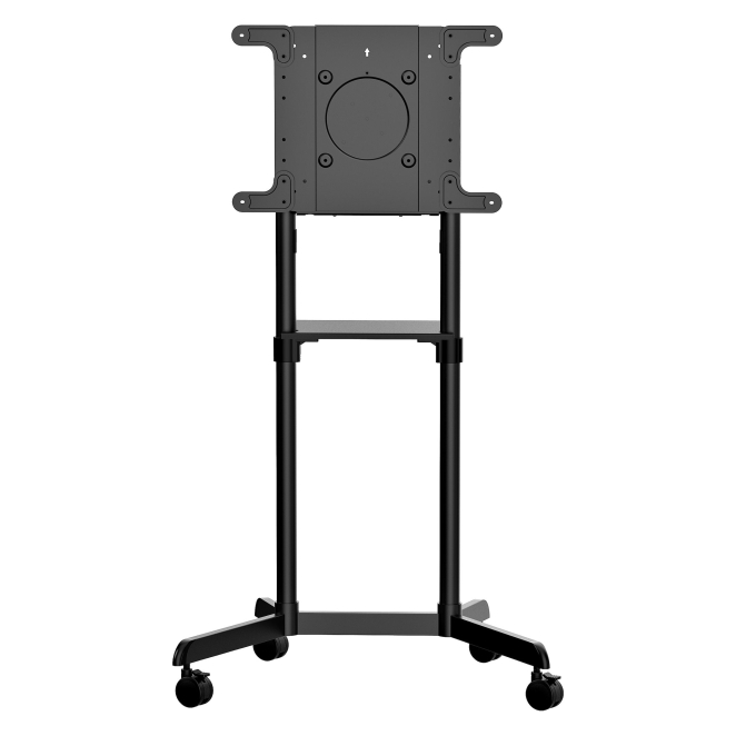 StarTech.com Carrito para TV - Soporte Rodante VESA para TV de 37 a 70 Pulgadas (70kg) - Base para Televisor con Estante - con Giro e Inclinación - Soporte Universal con Ruedas para TV
