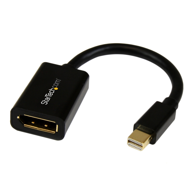 StarTech.com Adaptador Mini DisplayPort a DisplayPort - de Vídeo 4K x 2K - Conversor Mini DP a DP UHD - Convertidor mDP a DP 1.2 - de Ordenador mDP a Monitor DP - Macho a Hembra