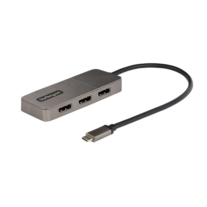 StarTech.com MST14CD123DP Adaptador gráfico USB 4096 x 2160 Pixeles Gris