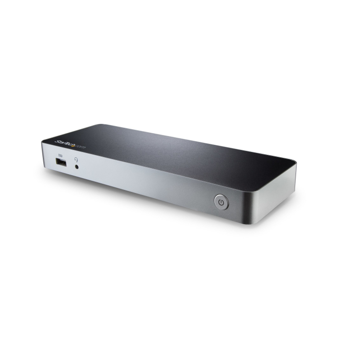StarTech.com Docking Station USB C para 2 Monitores - PD de 60 W para Portátil Windows - Replicador de Puertos USB Tipo C a HDMI/DVI - USB 3.1 Gen 1 Tipo C Compatible con Thunderbolt 3