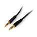 StarTech.com Cable de Audio Estéreo de 3,5mm Delgado de 1,8m - Cable de Audio Minijack Macho a Macho para Smartphone, Tablet o Reproductor MP3