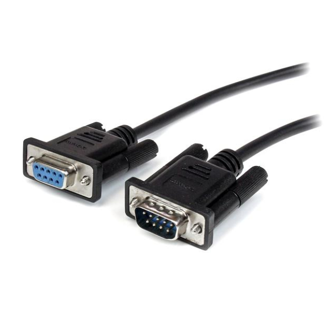 StarTech.com Cable 3m Extensión Directo Straight Through Serie Serial RS232 Vídeo EGA DB9 Macho a Hembra