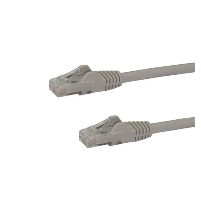 StarTech.com Cable de 10m Gris de Red Gigabit Cat6 Ethernet RJ45 sin Enganche - Snagless
