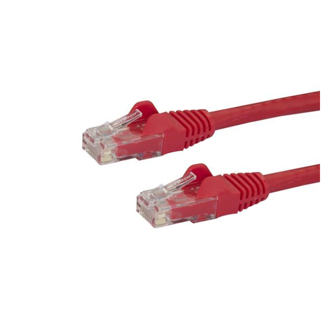 StarTech.com N6PATC10MRD cable de red Rojo 10 m Cat6 U/UTP (UTP)