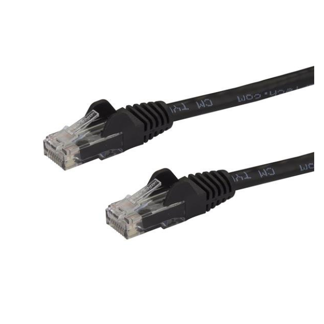 StarTech.com Cable de Red Ethernet Snagless Sin Enganches Cat 6 Cat6 Gigabit 2m - Negro