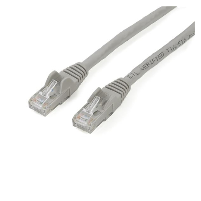 StarTech.com Cable de 2m Gris de Red Gigabit Cat6 Ethernet RJ45 sin Enganche - Snagless