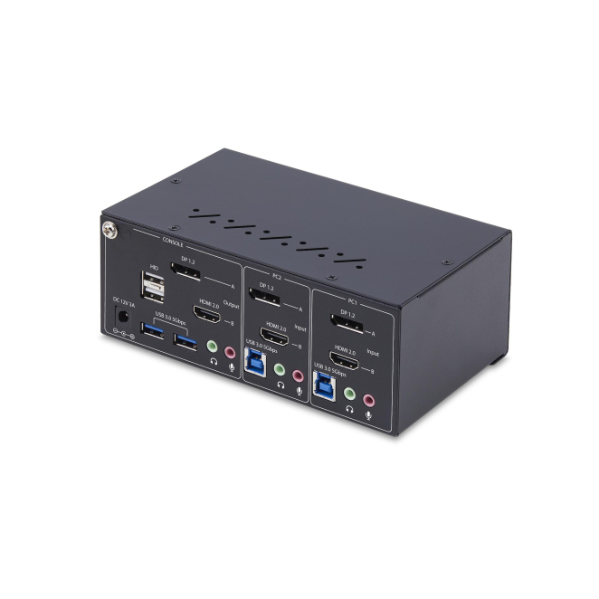 StarTech.com Switch KVM de 2 Puertos DisplayPort HDMI - Alta calidad de video