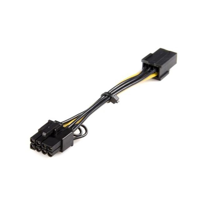 StarTech.com Cable adaptador de alimentación PCI Express de 6 pines a 8 pines