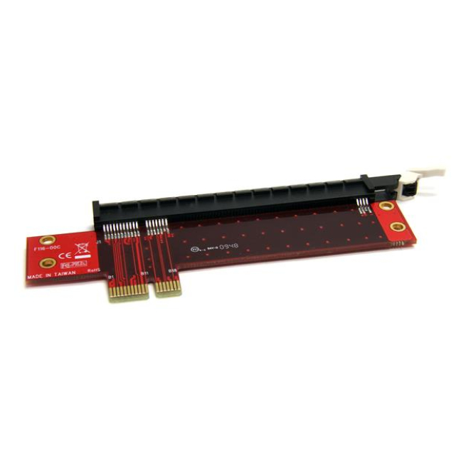 Adaptador StarTech PCIe mostrando compatibilidad