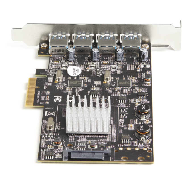 StarTech.com Tarjeta PCIe de 4 Puertos USB-A - Vista Trasera