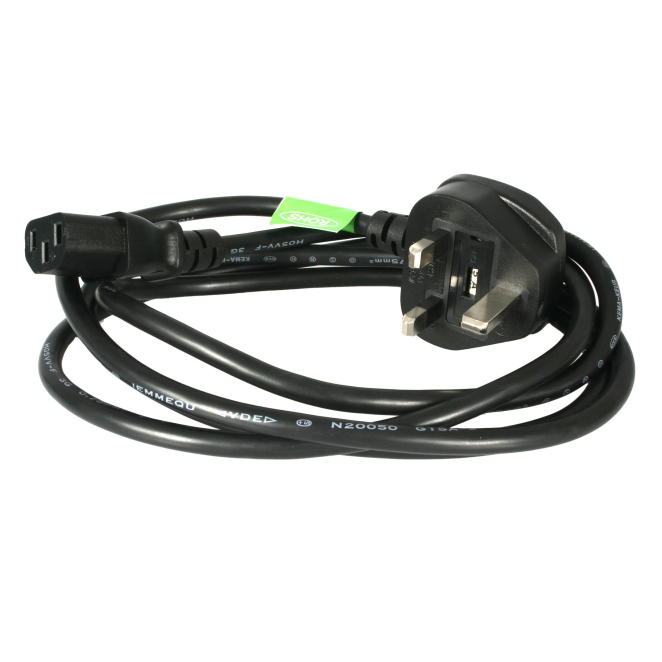 StarTech.com Cable de 1,8m de Alimentación de Ordenador 3