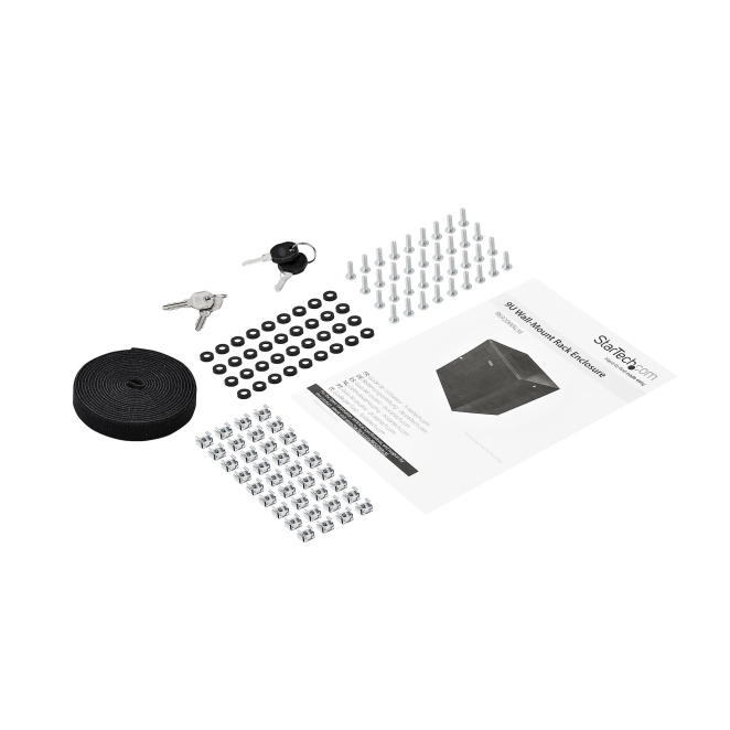 StarTech.com Armario Rack de Pared para Servidores 9U 19 - puerta delantera con cerradura