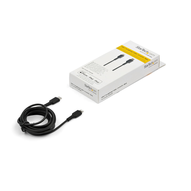 Experiencia de uso con StarTech.com Cable Resistente USB-C a Lightning de 2 m Negro