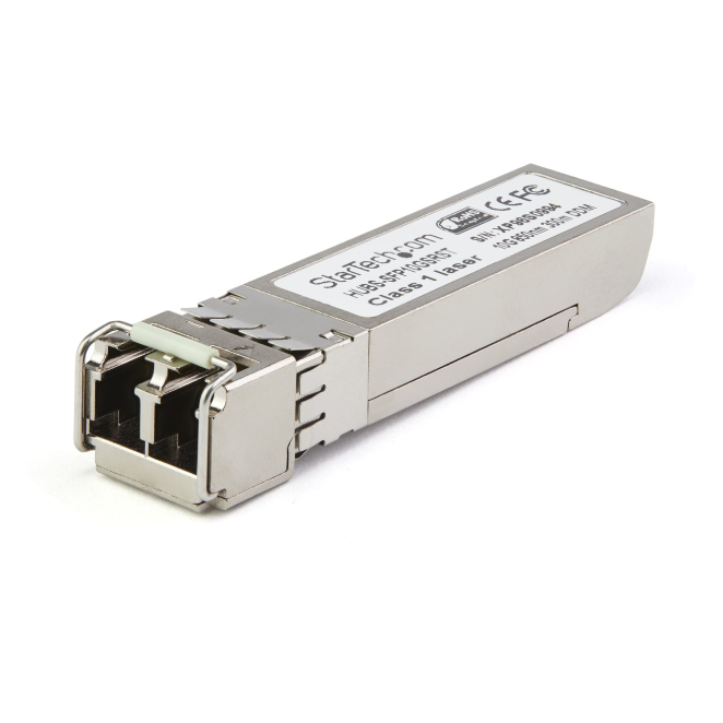 StarTech.com Módulo Transceptor SFP+ Compatible con el Modelo SFP-10G-SR de Dell EMC - 10GBASE-SR - Fibra Multimodo (MMF) de 10GbE - SFP+ Ethernet Gigabit 10Gb - LC - 400m - 850nm - DDM