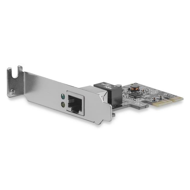 StarTech.com Tarjeta de Red PCI Express de 1 Puerto Gigabit Ethernet RJ45 - Adaptador NIC PCI-e - Perfil Bajo