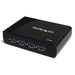 StarTech.com Adaptador Concentrador Hub Ladrón USB 3.0 Super Speed 4 Puertos Salidas PC Mac - Negro