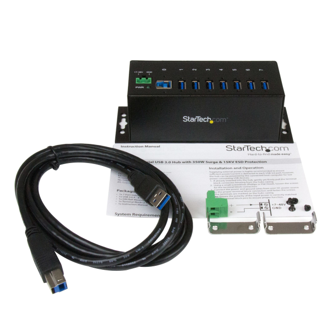 StarTech.com Hub USB 3.0 en entornos industriales