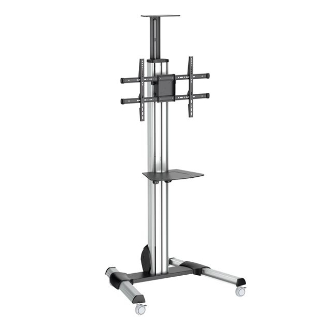 StarTech.com Carro de Transporte para Televisor de 32 a 70 Pulgadas - Carrito AV Móvil Mesa Rodante para TV VESA con Ajuste de un Toque