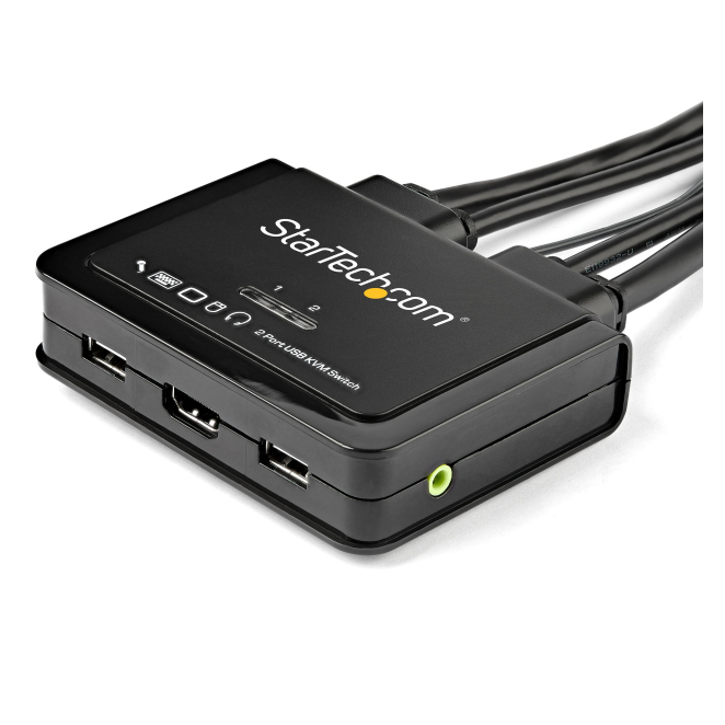 StarTech.com Switch Conmutador KVM de 2 Puertos HDMI - 4K de 60Hz imagen principal