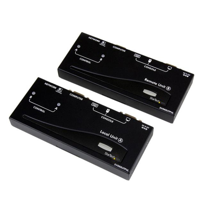StarTech.com Extensor de Consola KVM por Cat 5 Ethernet (300m) con USB - Vídeo VGA