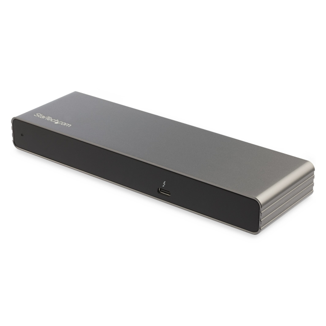 StarTech.com Dock Thunderbolt 3 - Docking Station Thunderbolt 3 de Dos Monitores DisplayPort HDMI y VGA 1080p para Portátil - Replicador de Puertos con Entrega de Alimentación PD de 85W y Carga - Ethernet - 2x USB-A - para Windows y Mac