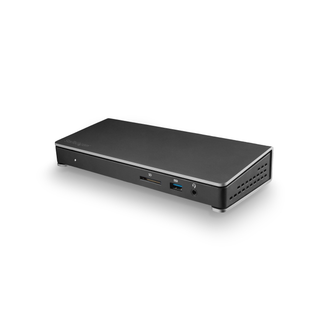 StarTech.com Dock Thunderbolt 3 - Docking Station de Portátil para Dos Monitores DisplayPort 4k de 60Hz - Replicador de Puertos con Entrega de Alimentación PD de 85W - Hub Ladrón Concentrador USB 3.0 de 6 Puertos -SD 4.0 - Ethernet - Audio - Dock TB3 - para Windows y Mac