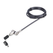 StarTech.com Cable de Seguridad con Candado Universal 3 en 1 para Portátil - Cable Antirrobo Compatible con Noble Wedge®/Nano/K-Slot para Portátil - con Llave Maestra - Cable Resistente a Cortes
